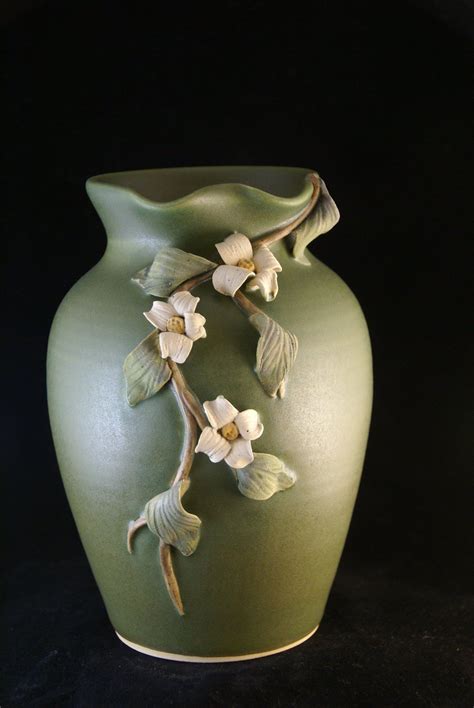 Pratt Clay Studio Reality In Detail Flower Vase Design Pottery