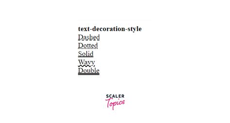 Css Text Decoration Scaler Topics