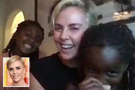 Charlize Theron Shares A Rare Photo With Her Daughters Jackson 8 And