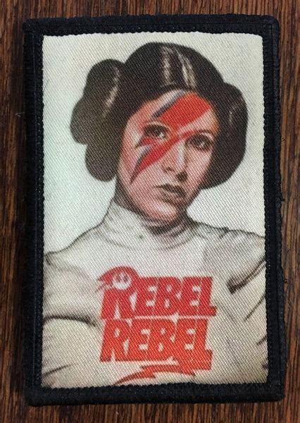 Star Wars Princess Leia Morale Patch Custom Velcro Morale Patches