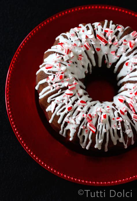 And there you have an easy, adorable christmas cake! Chocolate-Peppermint Bundt Cake - a trEATs affair