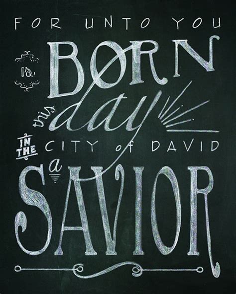 Christmas Bible Verse Printable Chalk Art 2 8x10 Typography Etsy