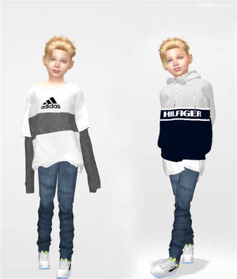 The Sims 4 Toddler Lookbook Sims 4 Toddler Clothes Sims 4 Children