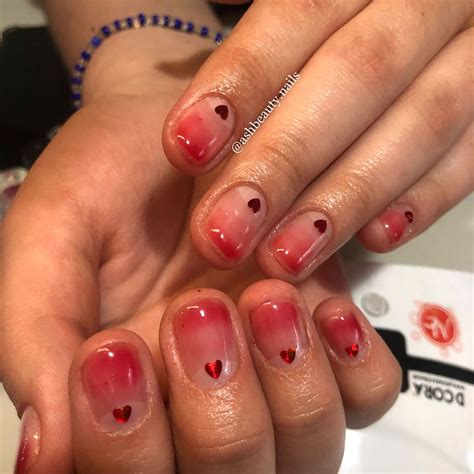Jelly Korean Nails In 2022 Nails Korean Nails Valentine