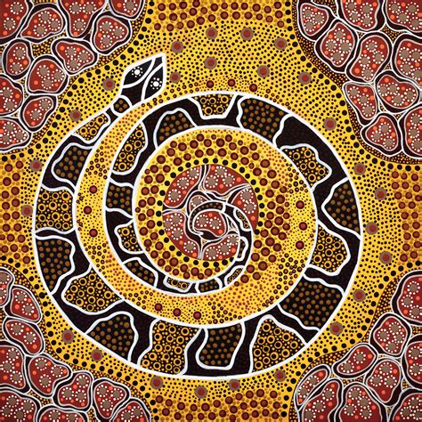 Noorn Boodjah Snake Country By Michelle Wilura Kickett Paintings