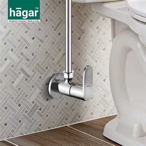 hagar brass olive angle cock with flange for bathroom fitting model name number ol 006 at rs