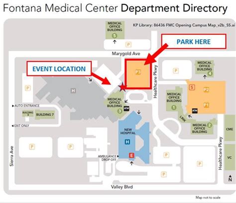 Kaiser Fontana Medical Center Map Aulaiestpdm Blog