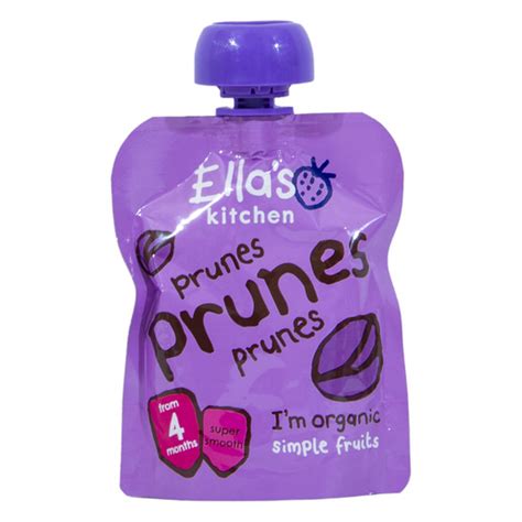 In fact, prunes are just dried plums. Buy Ella's Kitchen Organic Baby Food Prunes 70g Online ...