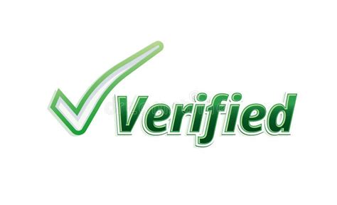 Green Verified Logo Badge With Check List Icon Stock Vector