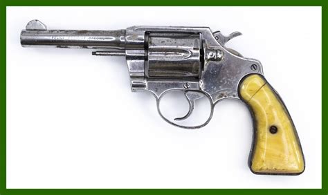 Colt Revolver Police Positive 38 Special 4 Barrel Nickel