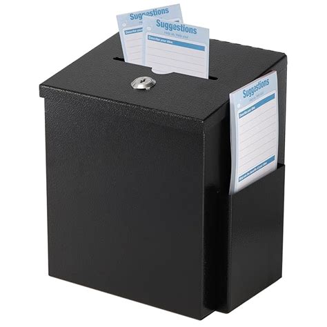 Buy Topzea Suggestion Box With Lock Wall Mounted Ballot Donation Box