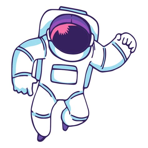 Astronauta Volando Dibujos Animados Descargar Pngsvg Transparente