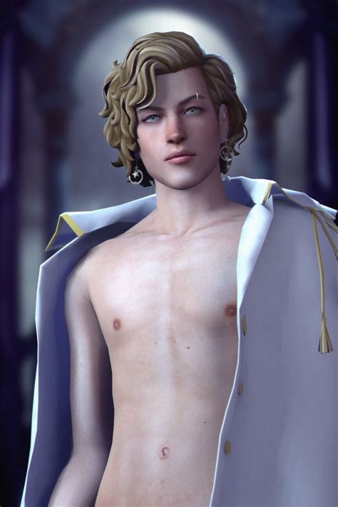 Amber Male Hair Wistful Castle On Patreon Sims 4 Hair