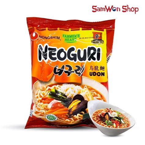 Jual Nongshim Neoguri Udon Noodle Ramen 120gram Mie Instant Khas Korea Di Lapak Samwon Shop