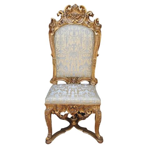 18th Century Venetian Throne Chair For Sale At 1stdibs