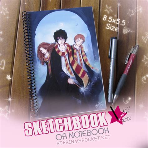 Lumos Sketchbook Or Notebook Journal Starinmypocket