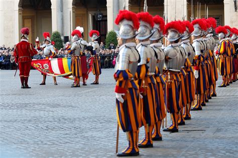 Swiss Guard recruits prep for annual swearing-in ceremony at the ...