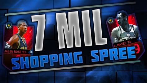 Nba Live Mobile 7 Million Coin Shopping Spree Youtube Record ~ Nba