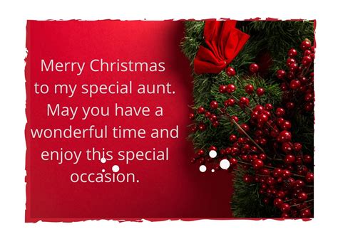 25 Christmas Messages For Aunt