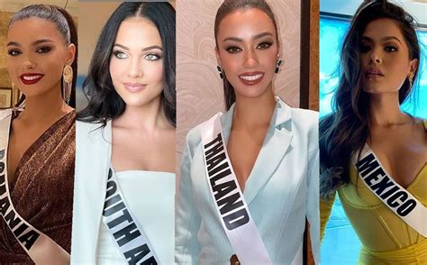 Las Cinco Candidatas Favoritas Para Miss Universo 2021