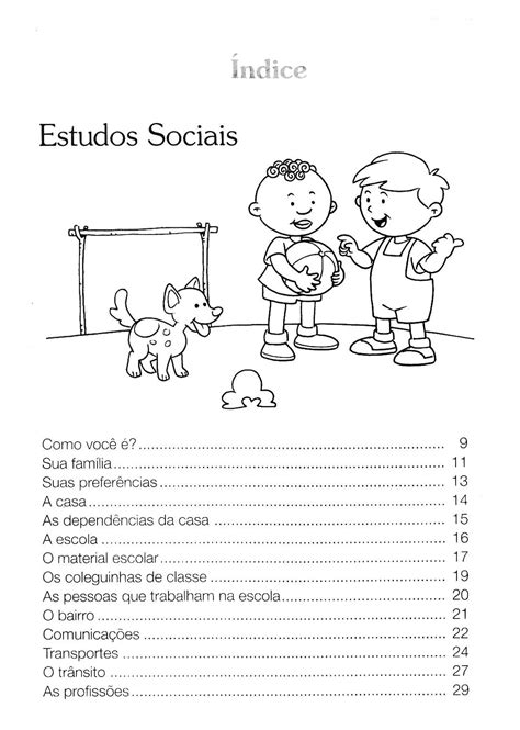 Lápis Na Mão Estudos Sociais E Ciências O Mundo Das Crianças
