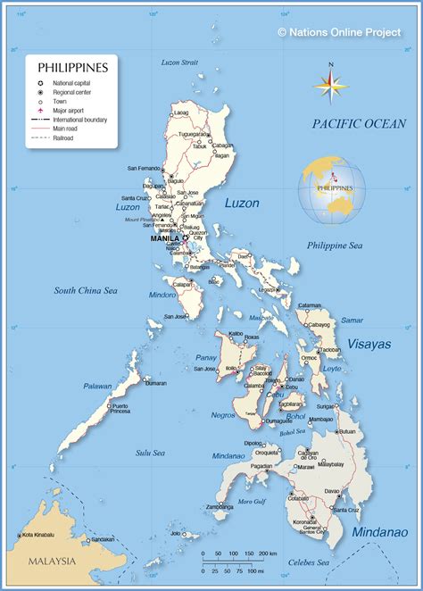 Maps Of Philippines Detailed Map Of Philippines In English Tourist Map