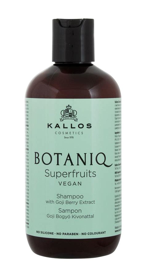 Kallos Cosmetics Botaniq Superfruits Šampūnas Moterims 300 ml modelis