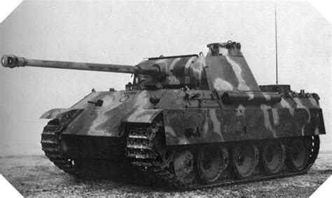 Panther Tank Pzkpfw V G History Technical Details And Picture
