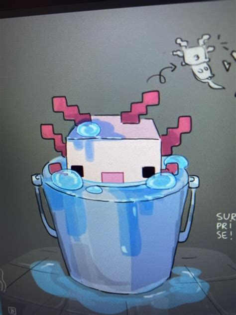 They Added Axolotls Into Minecraft And I Am Very Happy Raxolotls