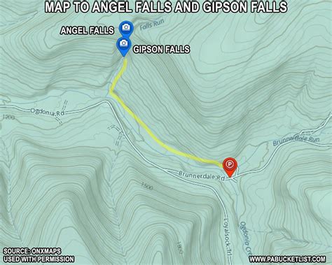 Angel Falls Map