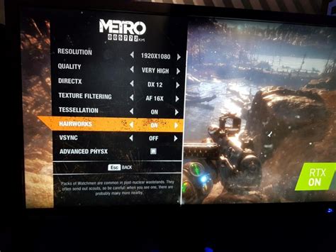 Metro Exodus Features Nvidia Hairworks And Advanced Physx Neogaf