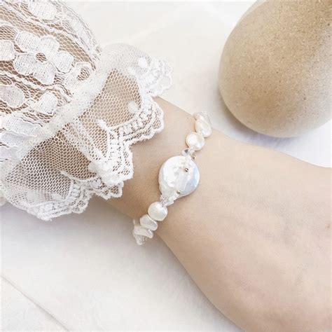 Fashion Baroque Pearls Bracelets For Wedding Lucky Jewelry Baroque