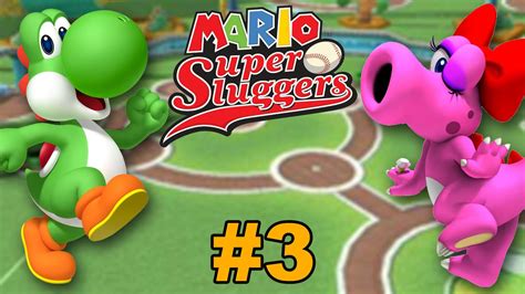 Mario Super Sluggers Yoshi Eggs Vs Birdo Bows Yoshi Park Youtube