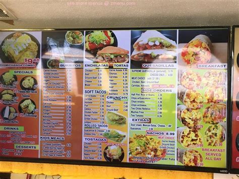 I've given muchas gracias two tries since i am a mexican food fanatic and grew up around tacquerias lik Online Menu of Victoricos Mexican Food Restaurant ...