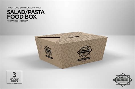 Download VOL 1: Paper Food Box Packaging Mockup Collection By INC ...