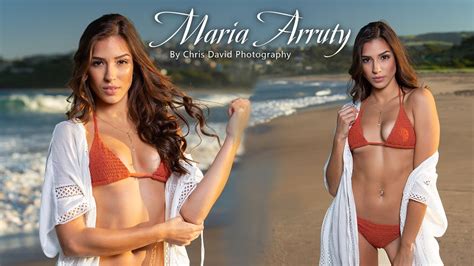 Maria Arruty Beach Model Swimwear Shoot Youtube