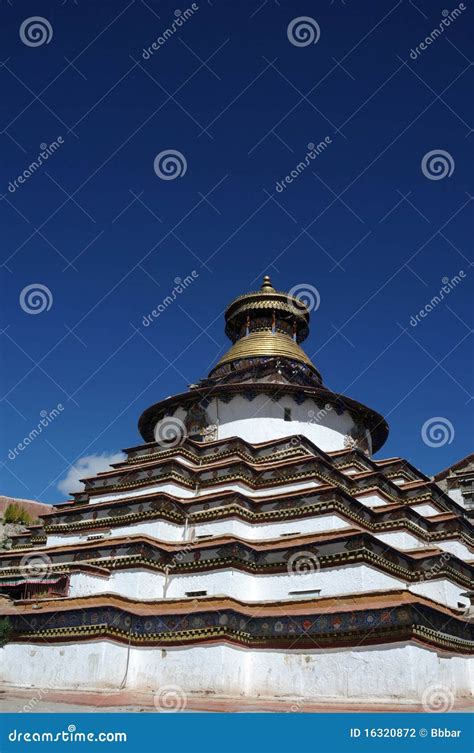 Grand Tibet Pagoda Stock Photo Image Of Baijusi Color 16320872