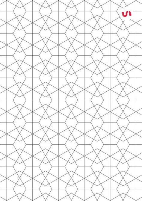 Simple Line Geometric Patterns Geometric Coloring Pages