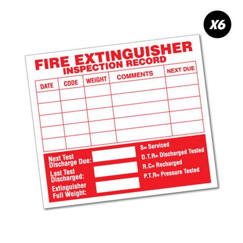 2021 (mmxxi) is the current year, and is a common year starting on friday of the gregorian calendar, the 2021st year of the common era (ce) and anno domini (ad) designations. 6X Fire Extinguisher Inspection Record Service Sticker ...
