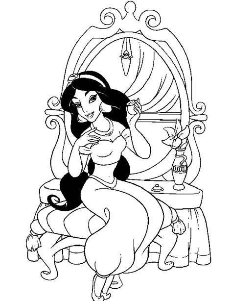 Free Printable Jasmine Coloring Pages For Kids - Best Coloring Pages