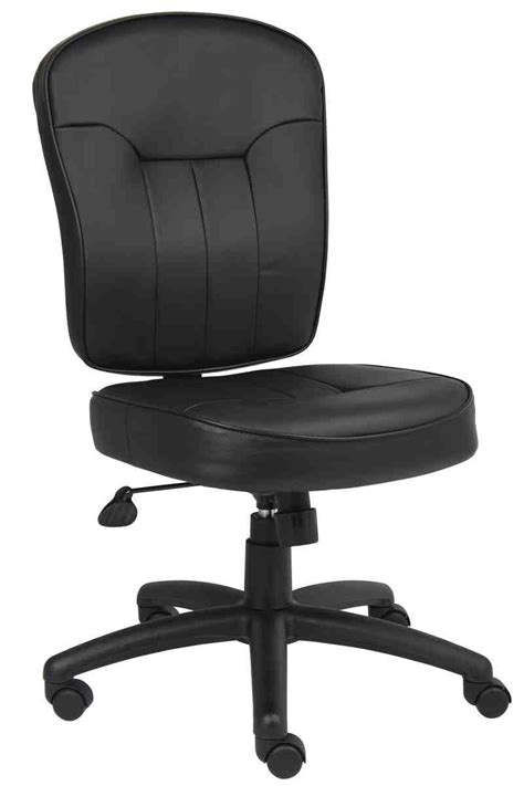 Quote office chairs unquote milano chair w arms black milano chair no arms black milano steno black milano side chair, in black milano hb leather chair milano mesh executive high back executive chai. Armless Leather Office Chair - Decor IdeasDecor Ideas