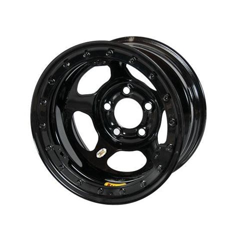 Creeper locks are 17 x 9 wheels with a backspacing of 3.75 standard (4.25 and 5 backspacing available upon request. Bassett 58AF1WL 15X8 Inertia 5x4.5 1 BS Wissota Beadlock Wheel