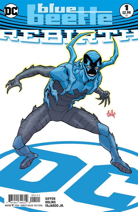 Blue Beetle Rebirth 1 Cully Hamner Variant Cover 2016 Vfnm Dc Comics