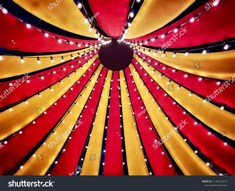 Circus Tent Top Seen From Inside Carnival Tent Creepy Carnival Circus