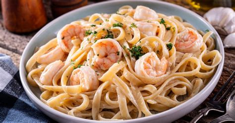 Receta De Pasta Alfredo Con Camarones Actitudfem