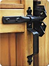 Pictures of Wood Fence Lock Hardware