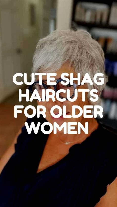 Cute Short Shag Haircuts For Older Women Short Shag Haircuts Short Shag Hairstyles Choppy