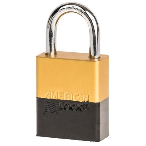 American Lock A1105 Anodized Aluminum Safety Padlock 1 12in 38mm W