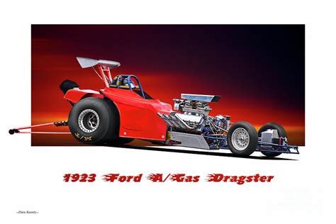 1923 Ford A Gas Altered Dragster Photograph By Dave Koontz