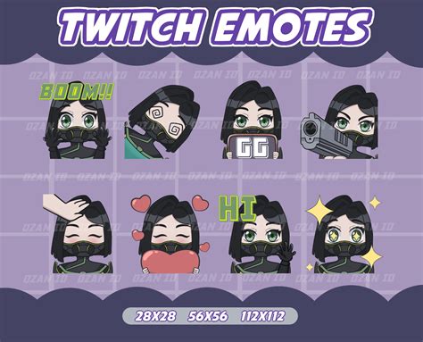 Viper Valorant Twitch Emotes Pack Twitch Emotes For Streamer Etsy México